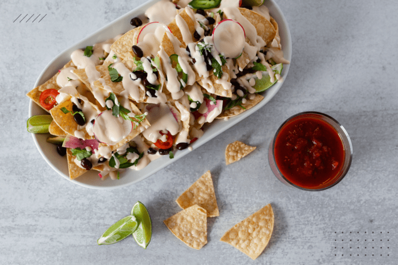 dairy-free cheese on nachos